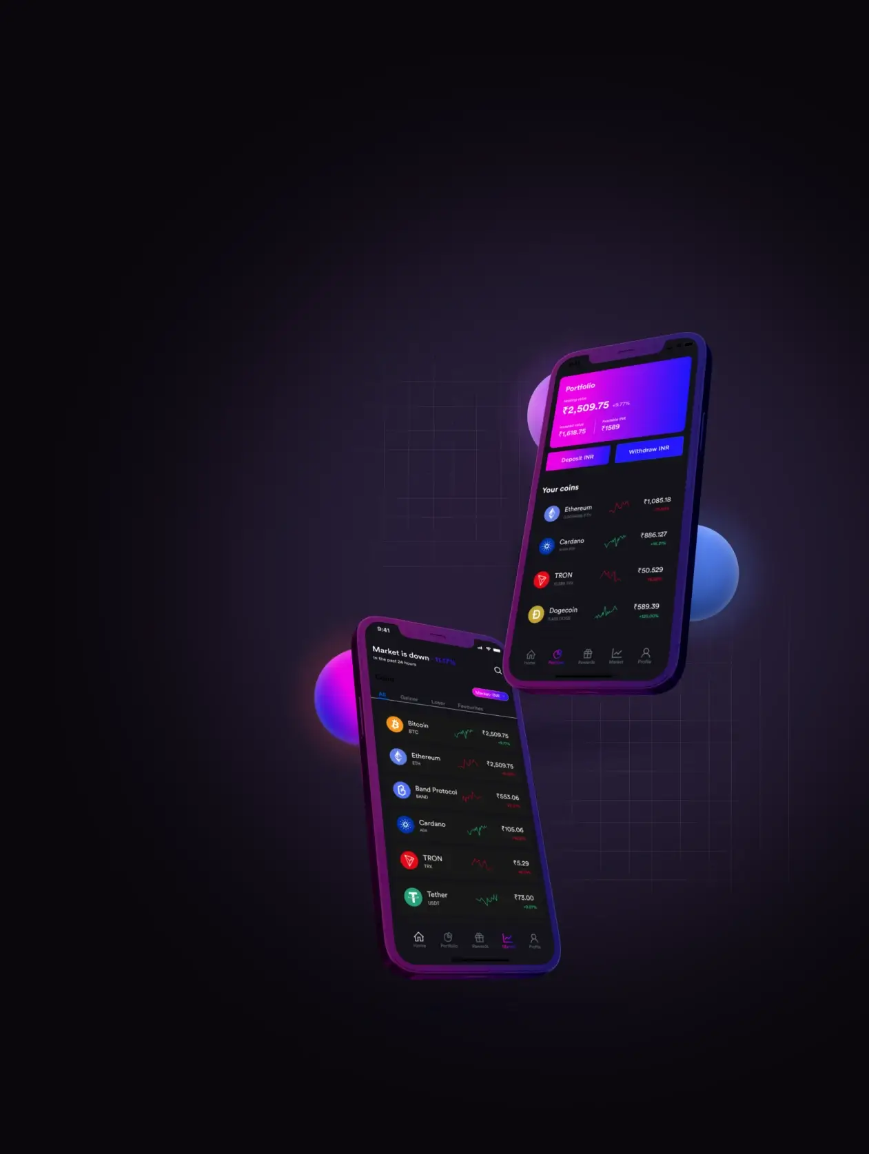 Bit Pro Air 24 - Choose to "Register" or "Sign up"